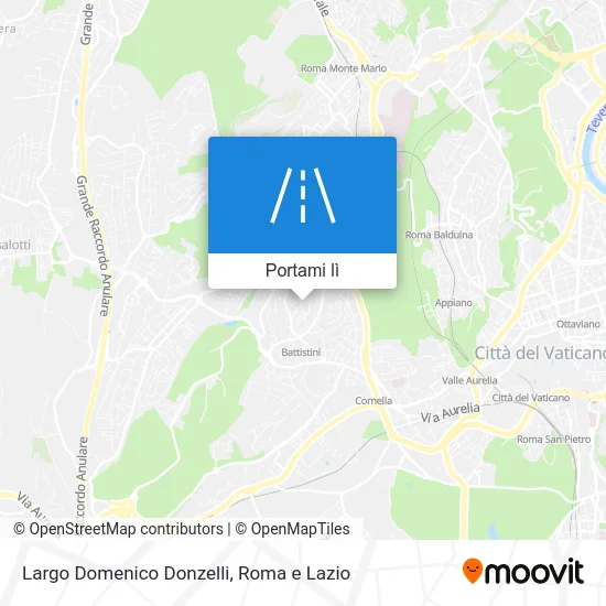 Mappa Largo Domenico Donzelli