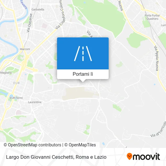 Mappa Largo Don Giovanni Ceschetti