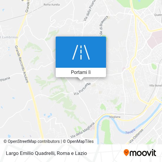 Mappa Largo Emilio Quadrelli