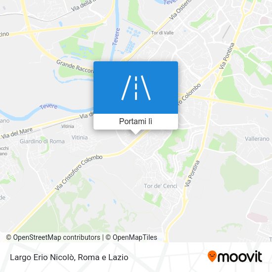 Mappa Largo Erio Nicolò