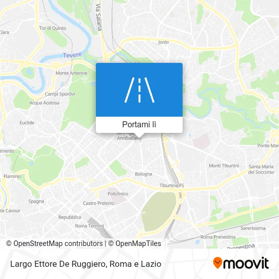 Mappa Largo Ettore De Ruggiero