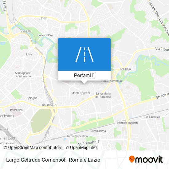 Mappa Largo Geltrude Comensoli