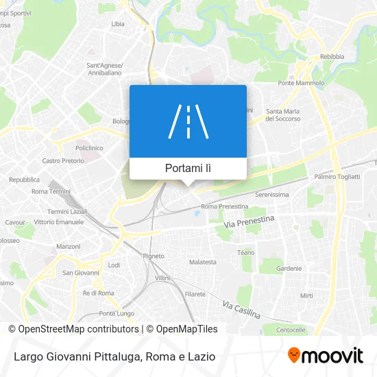 Mappa Largo Giovanni Pittaluga