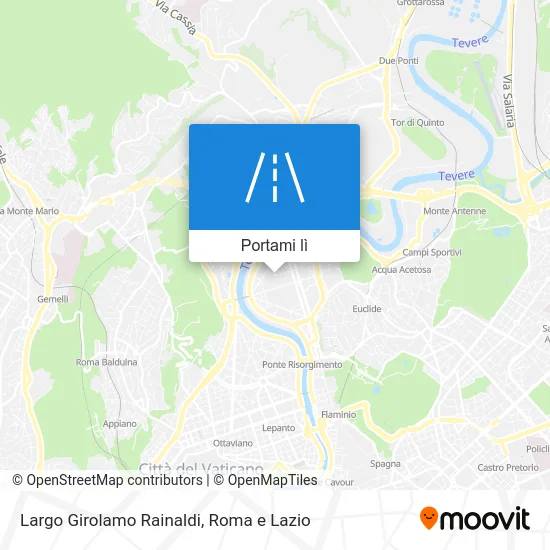 Mappa Largo Girolamo Rainaldi