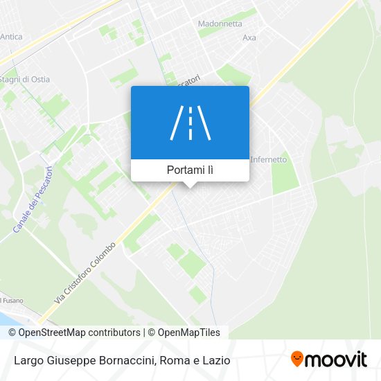 Mappa Largo Giuseppe Bornaccini