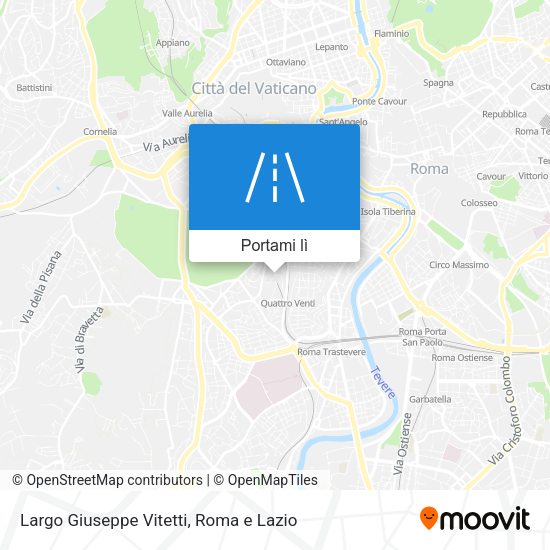 Mappa Largo Giuseppe Vitetti