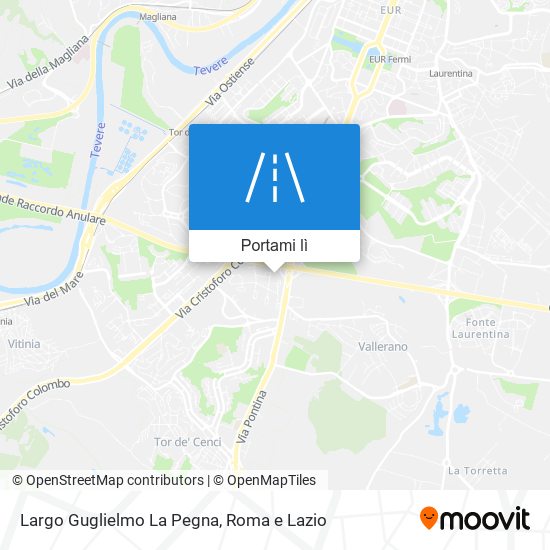 Mappa Largo Guglielmo La Pegna