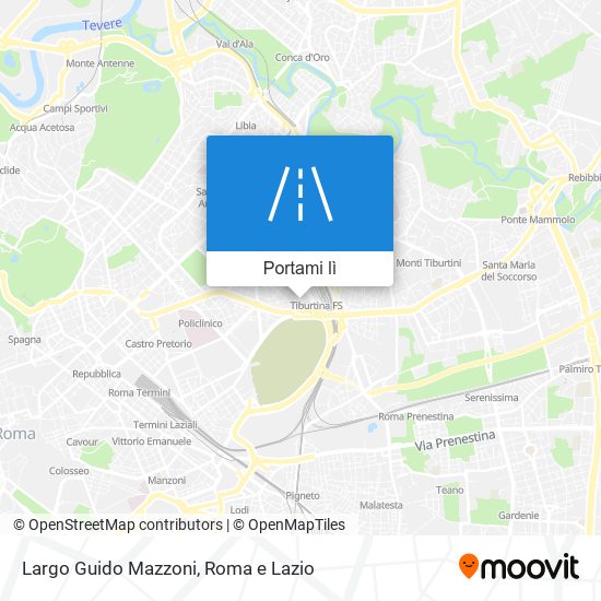 Mappa Largo Guido Mazzoni