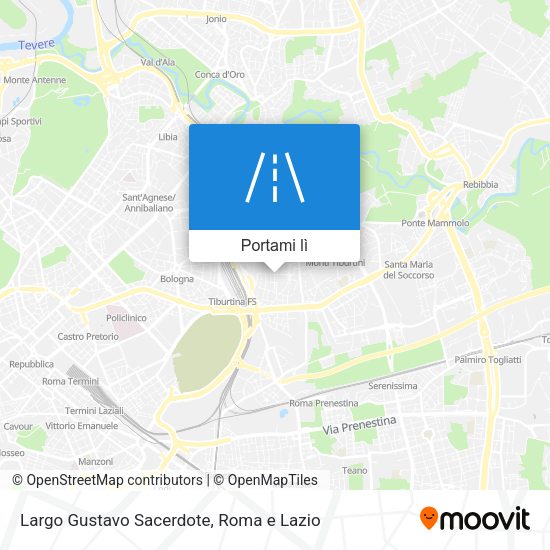 Mappa Largo Gustavo Sacerdote