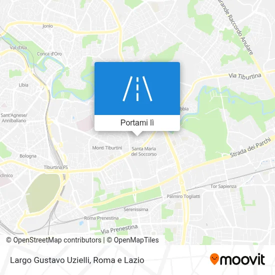 Mappa Largo Gustavo Uzielli