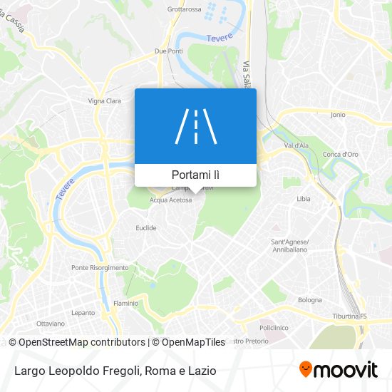 Mappa Largo Leopoldo Fregoli