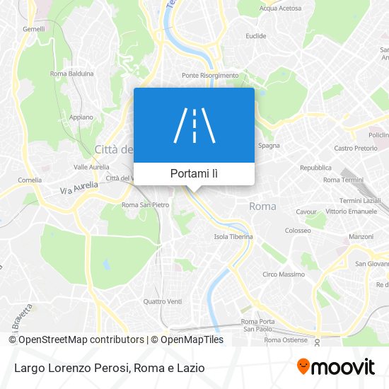Mappa Largo Lorenzo Perosi