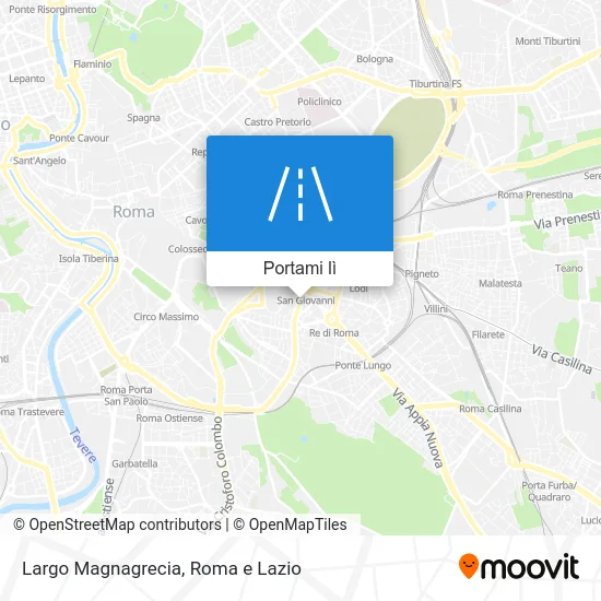 Mappa Largo Magnagrecia