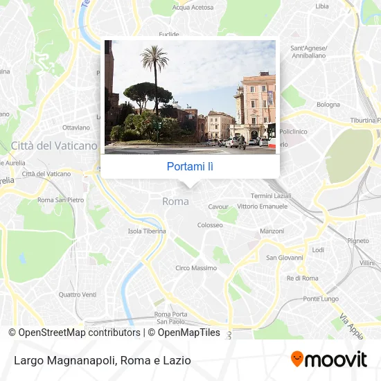 Mappa Largo Magnanapoli