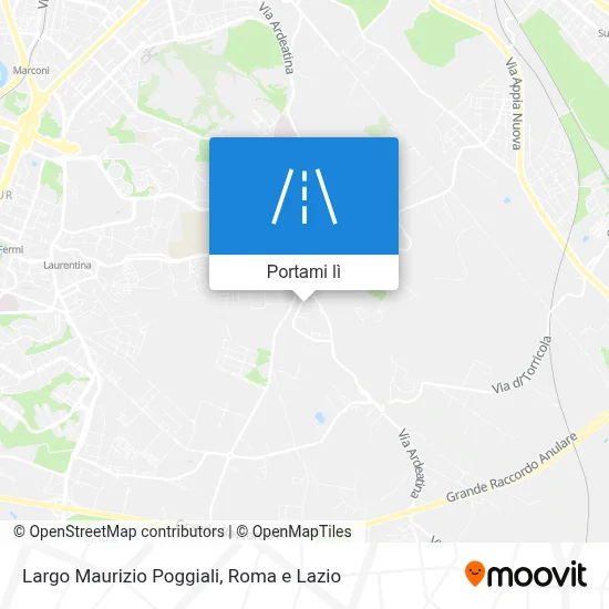 Mappa Largo Maurizio Poggiali