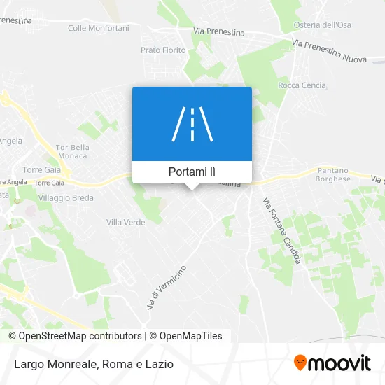 Mappa Largo Monreale