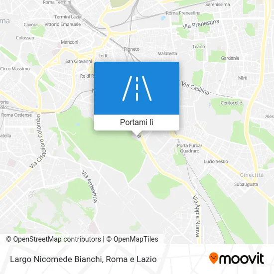 Mappa Largo Nicomede Bianchi