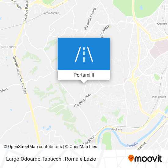 Mappa Largo Odoardo Tabacchi