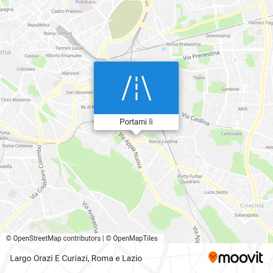 Mappa Largo Orazi E Curiazi