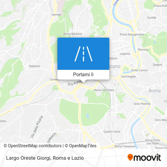 Mappa Largo Oreste Giorgi