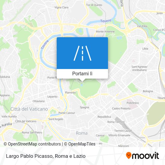 Mappa Largo Pablo Picasso
