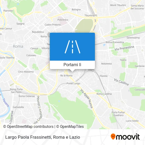 Mappa Largo Paola Frassinetti