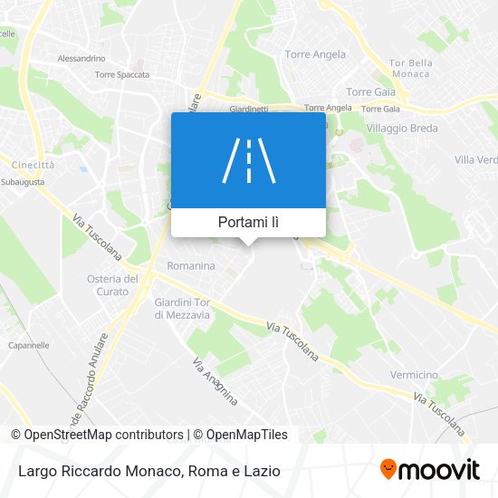 Mappa Largo Riccardo Monaco