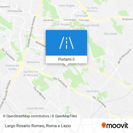 Mappa Largo Rosario Romeo