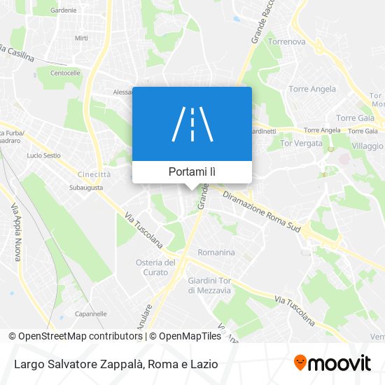 Mappa Largo Salvatore Zappalà