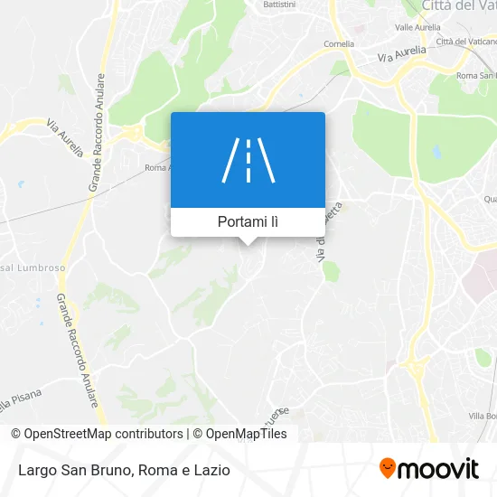 Mappa Largo San Bruno