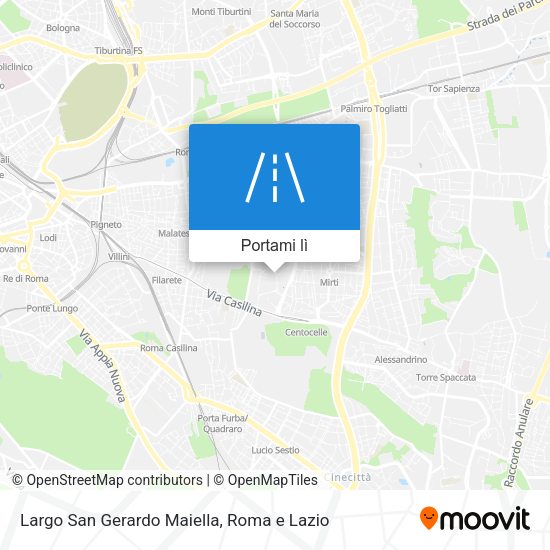 Mappa Largo San Gerardo Maiella
