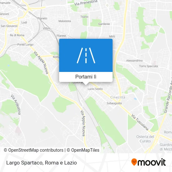 Mappa Largo Spartaco