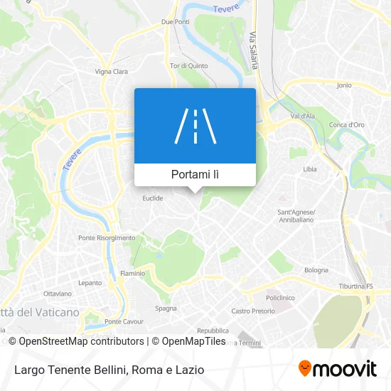 Mappa Largo Tenente Bellini