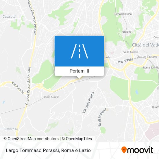 Mappa Largo Tommaso Perassi