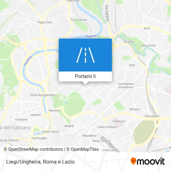 Mappa Liegi/Ungheria