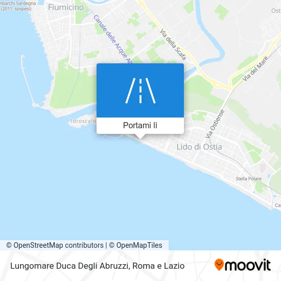 Mappa Lungomare Duca Degli Abruzzi