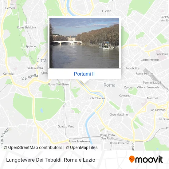 Mappa Lungotevere Dei Tebaldi