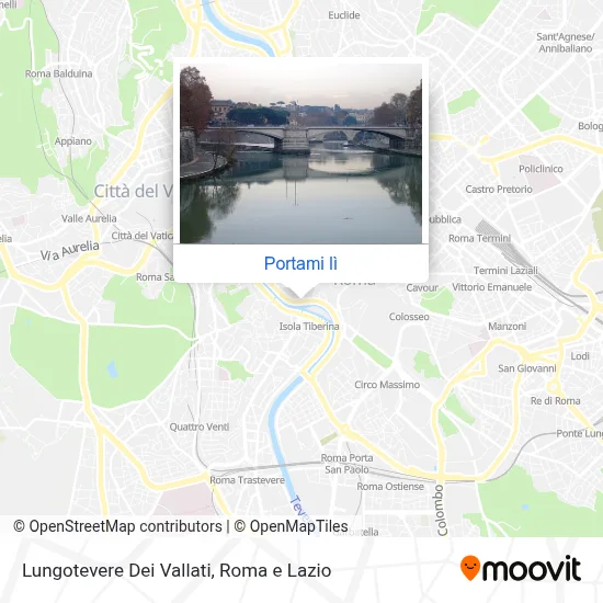 Mappa Lungotevere Dei Vallati
