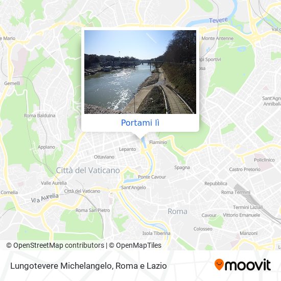 Mappa Lungotevere Michelangelo