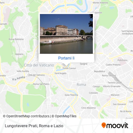 Mappa Lungotevere Prati