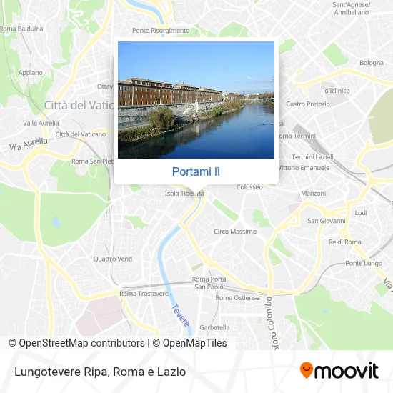 Mappa Lungotevere Ripa