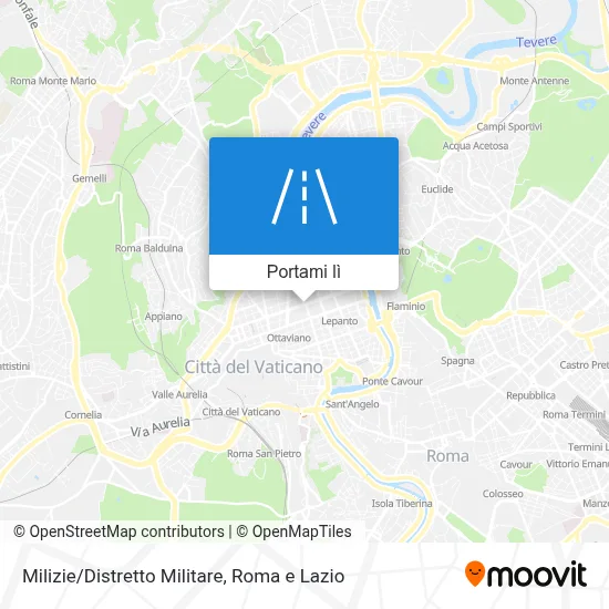 Mappa Milizie/Distretto Militare