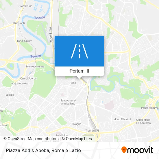 Mappa Piazza Addis Abeba