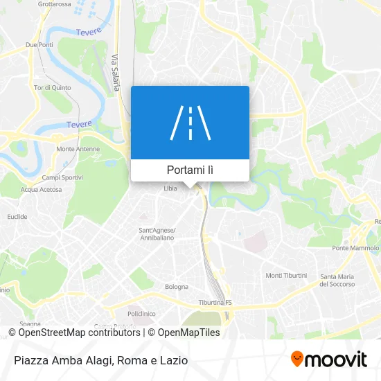 Mappa Piazza Amba Alagi