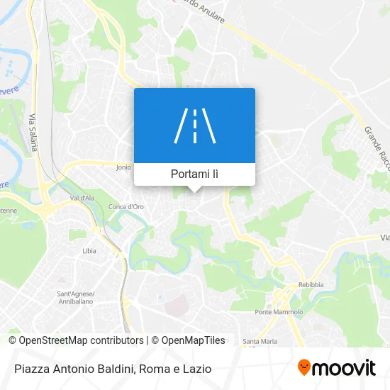 Mappa Piazza Antonio Baldini