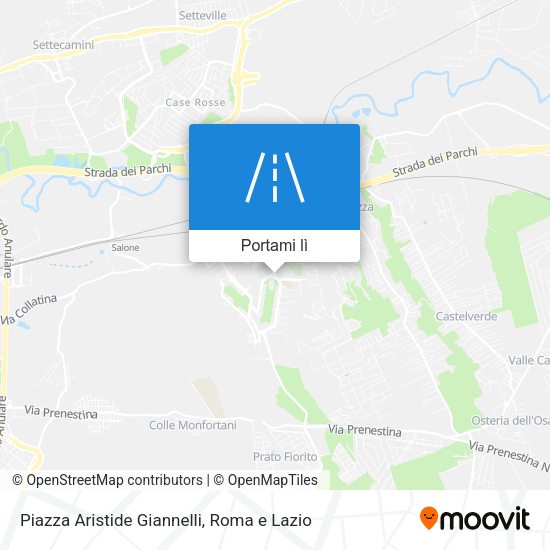 Mappa Piazza Aristide Giannelli