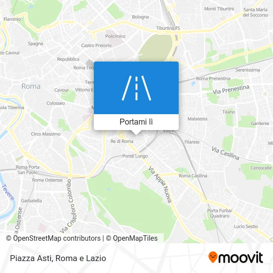 Mappa Piazza Asti