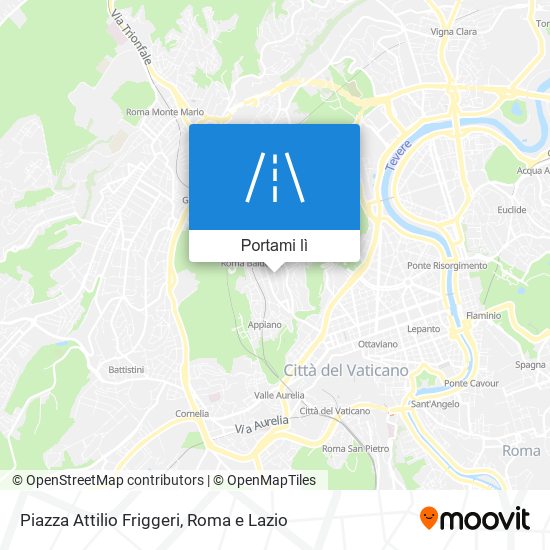 Mappa Piazza Attilio Friggeri