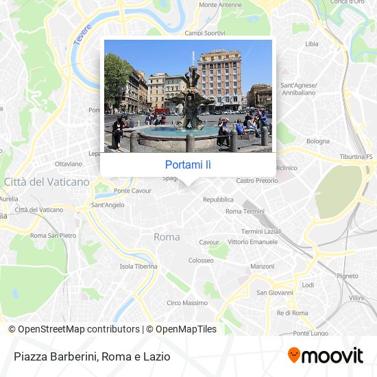 Mappa Piazza Barberini