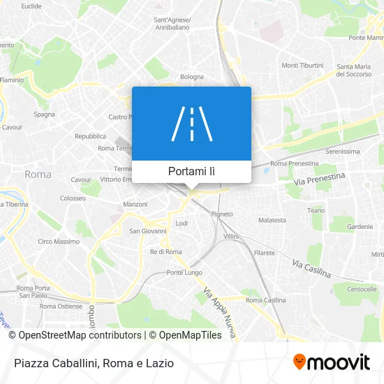 Mappa Piazza Caballini